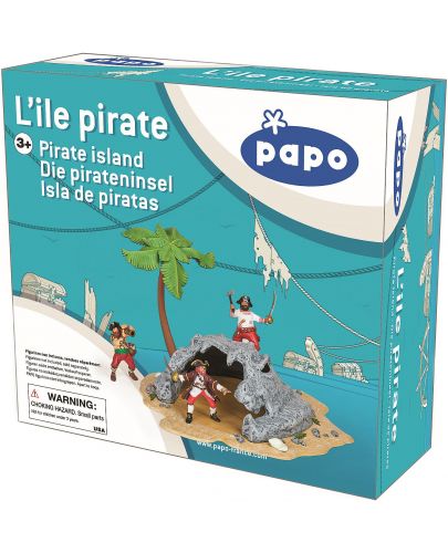 Фигурка Papo Pirates and Corsairs – Пиратски остров - 2
