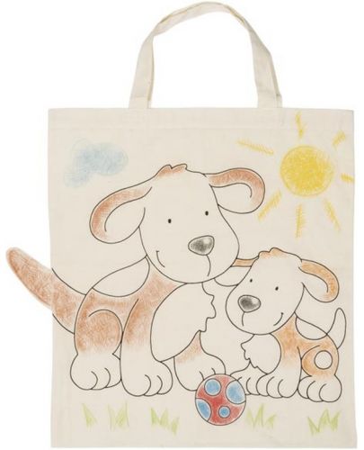 Памучна торба за оцветяване Goki - Куче - 1