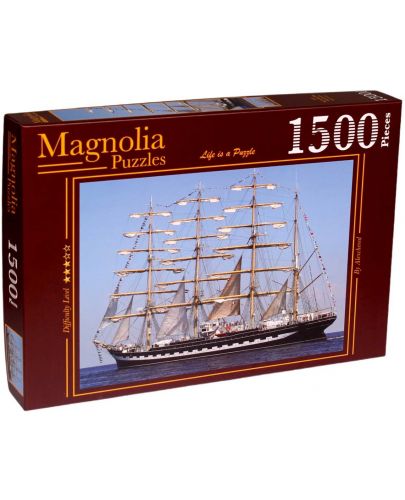 Пъзел Magnolia от 1500 части - Голям търговски кораб - 1