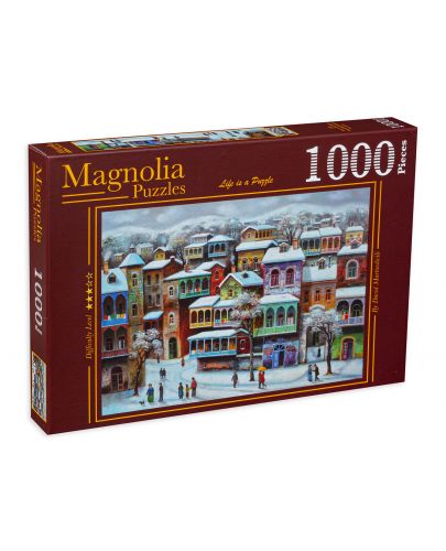 Пъзел Magnolia от 1000 части - Сняг в Тбилиси - 1