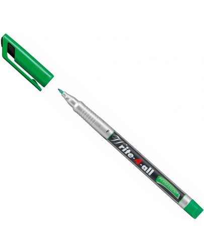 Перманентен тънкописец Stabilo - Write-4-All, 0.7 mm, зелен - 2