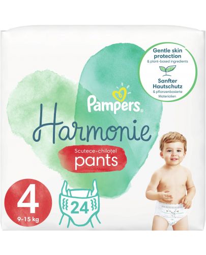 Пелени гащи Pampers - Harmonie 4, 24 броя - 1