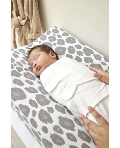 Пелена за повиване Meyco Baby - 4-6 месеца, бяла - 2