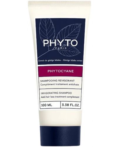 Phyto Phytocyane Комплект - Терапия за реактивен косопад и Шампоан, 12 x 5 + 100 ml - 2