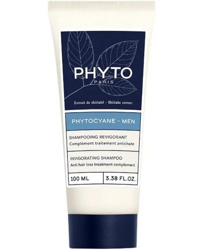 Phyto Phytocyane Men Комплект - Терапия за косопад и Шампоан, 12 x 3.5 + 100 ml - 2