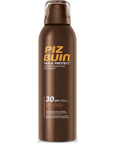 Piz Buin Tan & Protect Слънцезащитен спрей за бронзов тен, SPF 30, 150 ml - 1