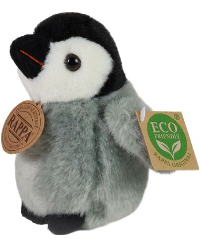 Плюшена играчка Rappa Еко приятели - Пингвин бебе, 12 cm - 1