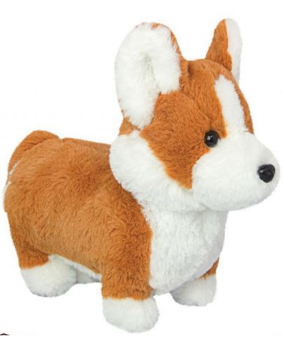 Плюшена играчка Wild Planet - Кученце корги, 30 cm - 1