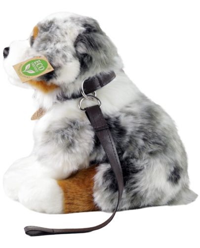Плюшена играчка Rappa Еко приятели - Австралийска овчарка, седяща, 27 cm - 3