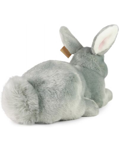 Плюшена играчка Rappa Еко приятели - Сиво зайче, 33 cm - 5