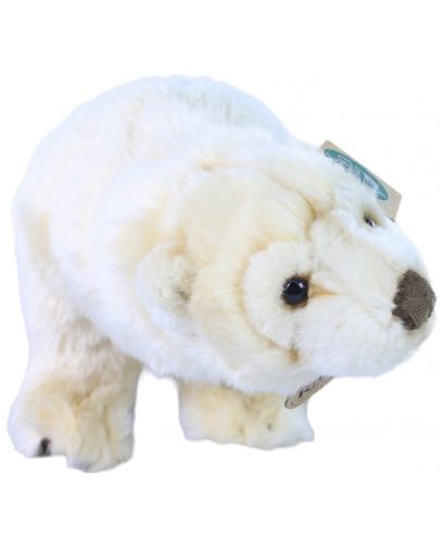 Плюшена играчка Rappa Еко приятели - Бяла мечка, стояща, 33 cm - 1