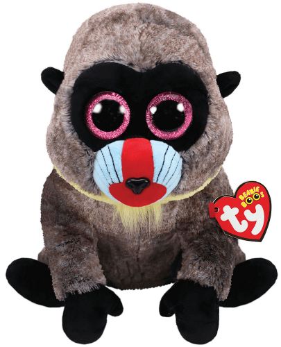 Плюшена играчка TY Toys Beanie Boos - Маймунка Wasabi, 15 cm - 1