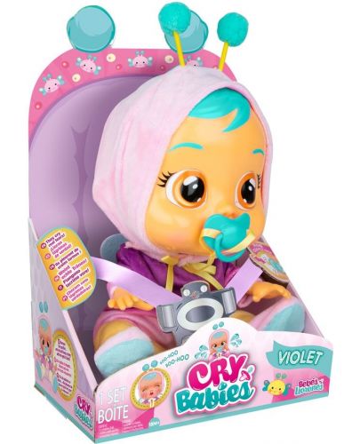 Плачеща кукла със сълзи IMC Toys Cry Babies - Вайлет - 1