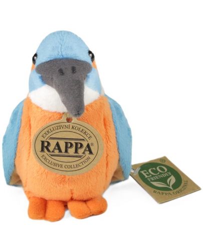 Плюшена играчка Rappa Еко приятели - Земеродно рибарче, 12 cm - 2