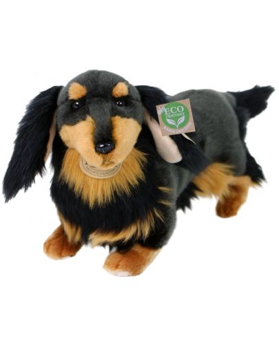 Плюшена играчка Rappa Еко приятели - Куче Дакел, стоящо, 36 cm - 1