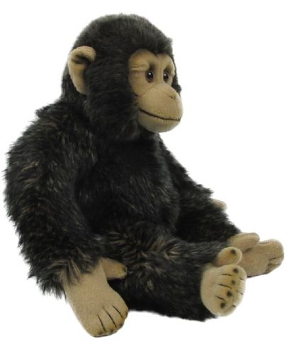 Плюшена играчка Rappa Еко приятели - Шимпанзе, 27 cm - 2