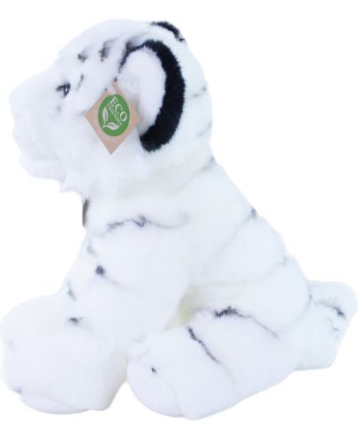 Плюшена играчка Rappa Еко приятели - Бял тигър, стоящ, 30 cm - 3