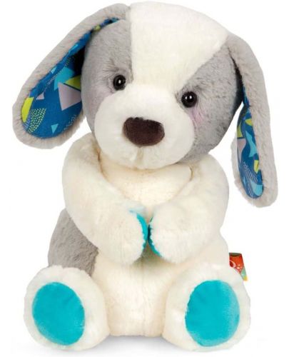 Плюшена играчка Battat - Куче, 30 cm, бяло - 2