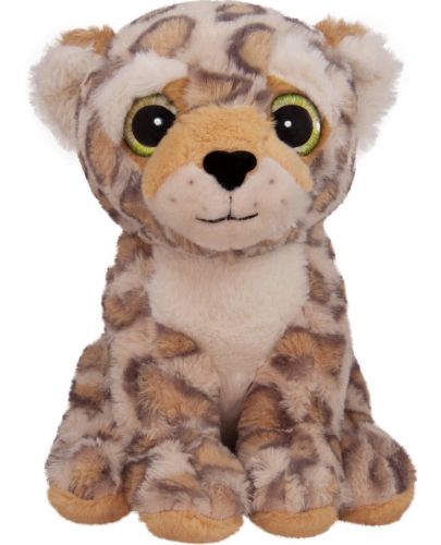 Плюшена играчка Амек Тойс - Леопард с 3D очи, 24 cm - 1
