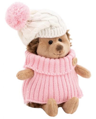 Плюшена играчка Оrange Toys Life - Tаралежчето Флъфи с бяло-розова шапка, 15 cm - 1