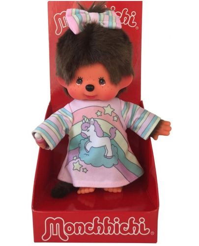 Плюшена играчка Monchhichi - Маймунка, Dreamy Girl, 20 cm - 2