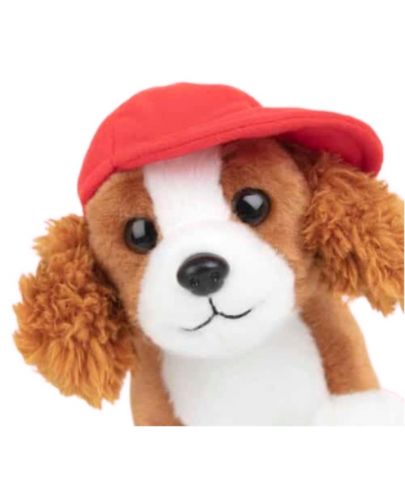 Плюшена играчка Studio Pets - Куче Кокер шпаньол с шапка, Пепър - 2