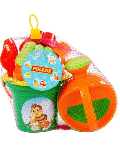 Плажен комплект Polesie Toys - 8 части, асортимент - 3