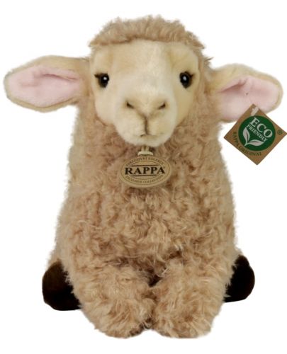 Плюшена играчка Rappa Еко приятели - Легнала овчица, 28 cm - 2