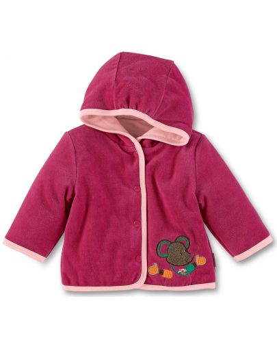 Плюшено бебешко палтенце Sterntaler - С мишле, 56 cm, 3-4 месеца - 1