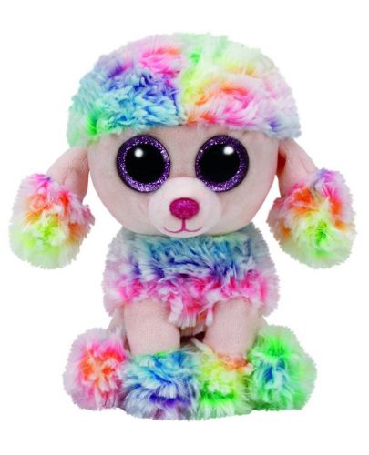 Плюшена играчка TY Toys Beanie Boos - Пудел Poofie, шарен, 15 cm - 1