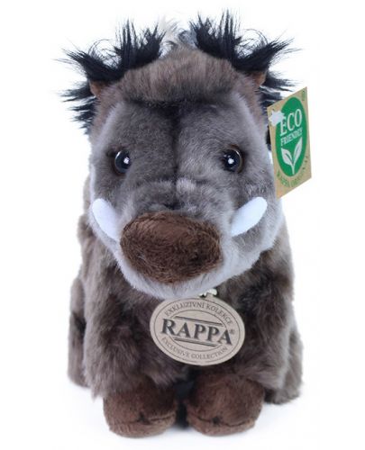 Плюшена играчка Rappa Еко приятели - Диво прасе, 18 cm - 3