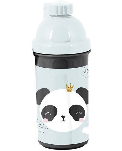 Пластмасова бутилка Paso Panda - С презрамка за рамо, 500 ml - 1