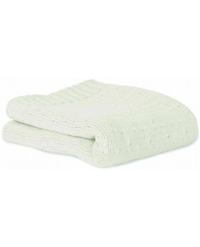 Плетено одеяло Bonjourbebe - Organic, Natural - 1
