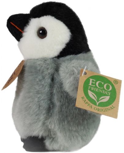 Плюшена играчка Rappa Еко приятели - Пингвин бебе, 12 cm - 3