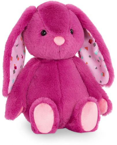 Плюшена играчка Battat - Зайче, 30 cm, розово - 1
