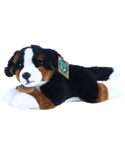 Плюшена играчка Rappa Еко приятели - Куче Бернски зененхунд, лежащо, 23 cm - 1