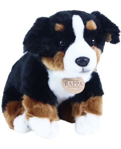 Плюшена играчка Rappa Еко приятели - Куче Бернски зененхунд, седящо, 25 cm - 1