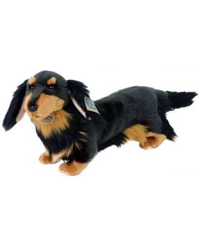 Плюшена играчка Rappa Еко приятели - Куче Дакел, стоящо, 36 cm - 2