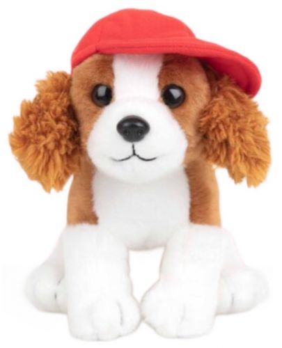 Плюшена играчка Studio Pets - Куче Кокер шпаньол с шапка, Пепър - 1