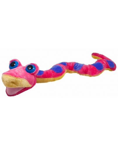 Плюшена играчка Амек Тойс - Змия, розова, 114 сm - 1