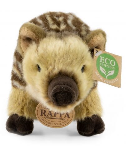 Плюшена играчка Rappa Еко приятели - Диво прасе, бебе, 22 cm - 3