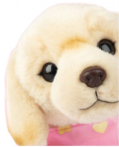 Плюшена играчка Studio Pets - Куче Лабрадор с кърпа, Щастливко, 23 cm - 2