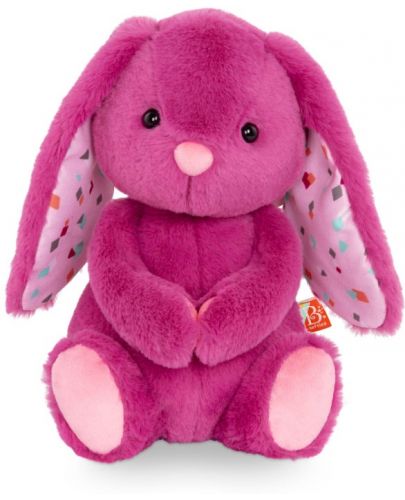 Плюшена играчка Battat - Зайче, 30 cm, розово - 2