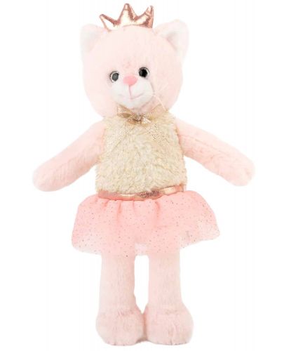 Плюшена играчка Амек Тойс - Коте, розово, 27 cm - 1