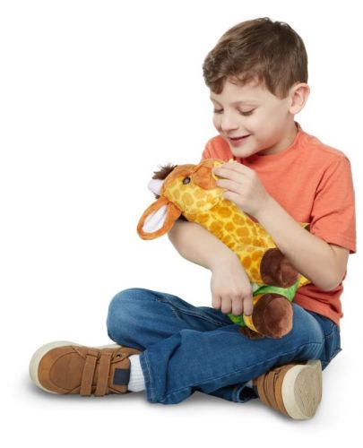 Плюшена играчка Melissa & Doug - Бебе жираф, с принадлежности - 9