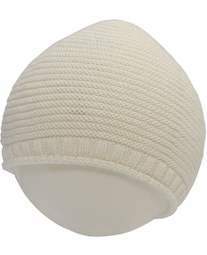 Плетена шапка Maximo - раззмер 43/45, слонова кост - 1