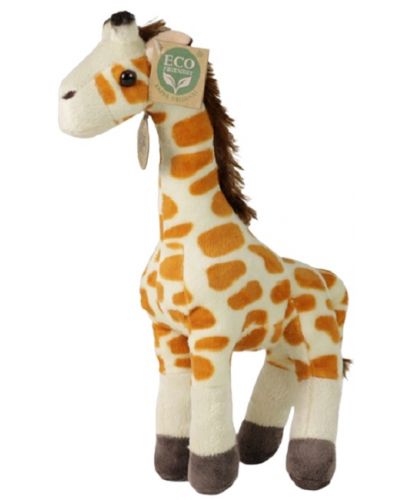 Плюшена играчка Rappa Еко приятели - Жираф, 27 сm - 1