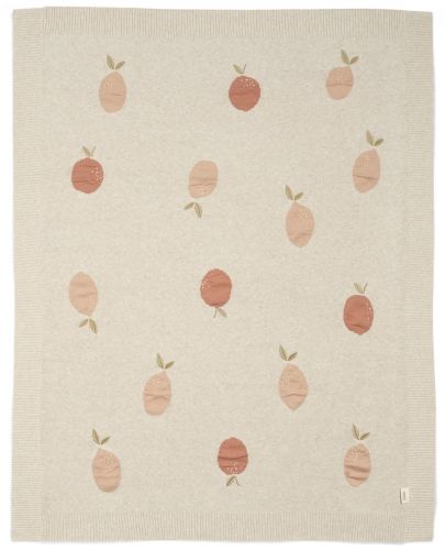 Плетено одеяло Mamas & Papas - Fruit, 70 х 90 cm - 1