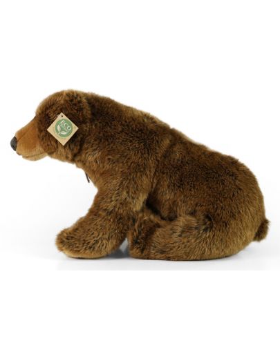 Плюшена играчка Rappa Еко приятели - Кафява мечка, седяща, 40 cm - 3