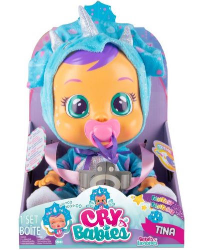  Плачеща кукла със сълзи IMC Toys Cry Babies - Тина, динозавърче - 3